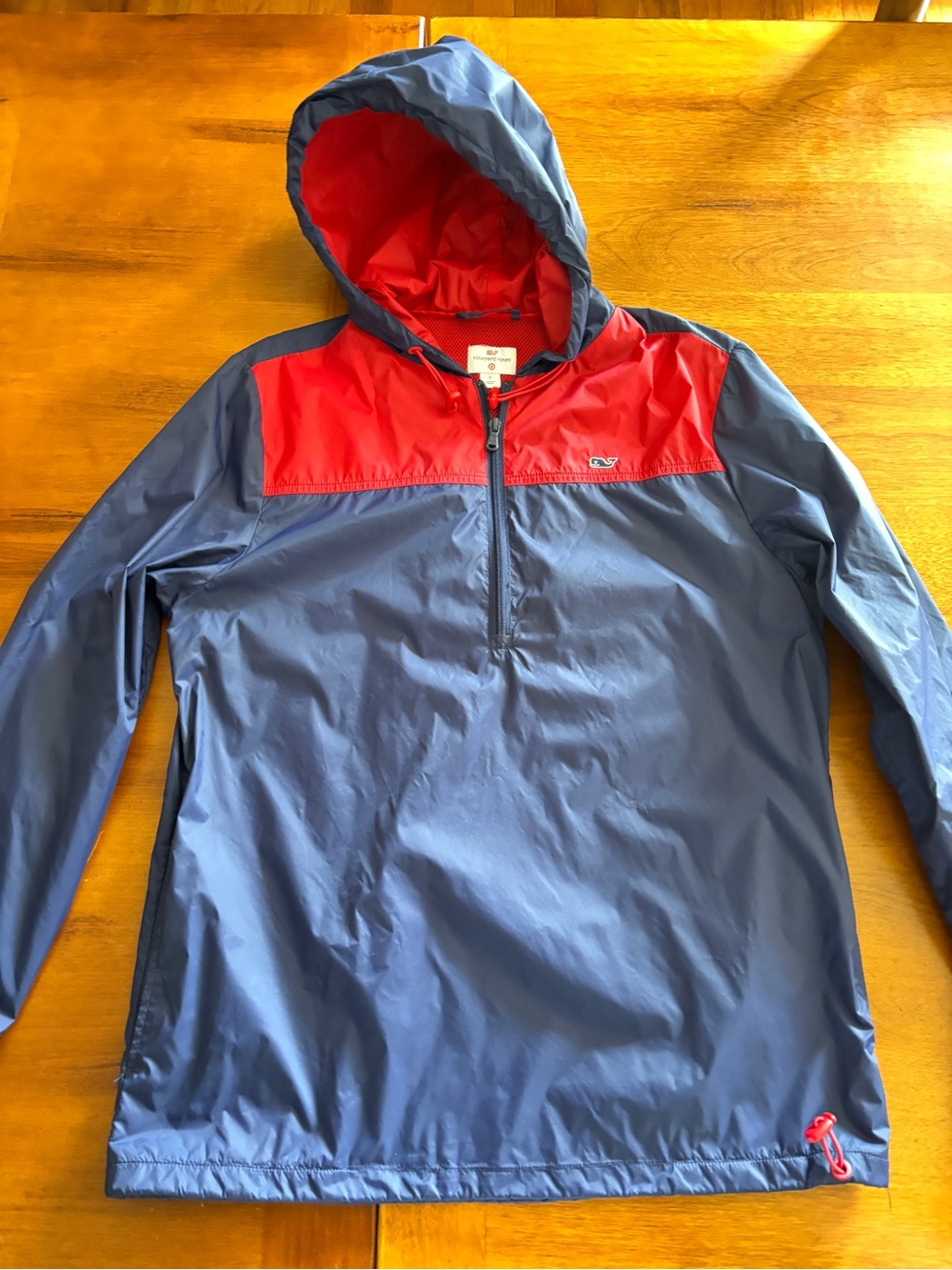 Vineyard Vines Half Zip Hooded Windbreaker size S